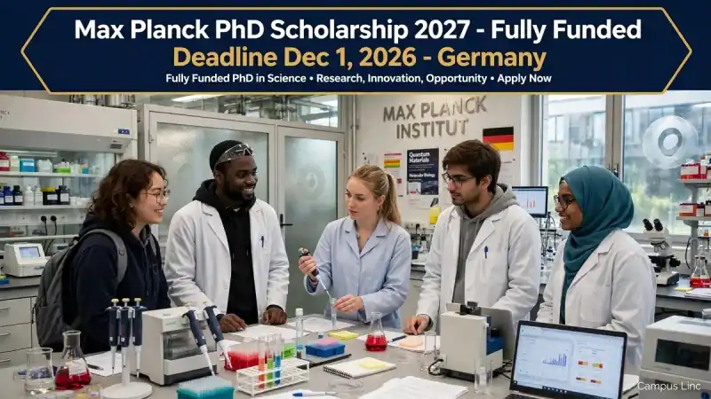 Apply Max Planck PhD Scholarship 2027 Germany Fully Funded