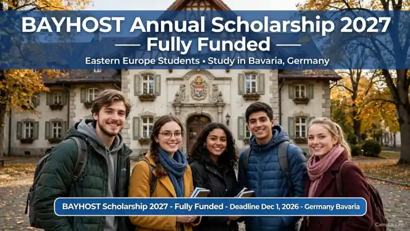 BAYHOST Scholarship 2027 Germany Bavaria Fully Funded