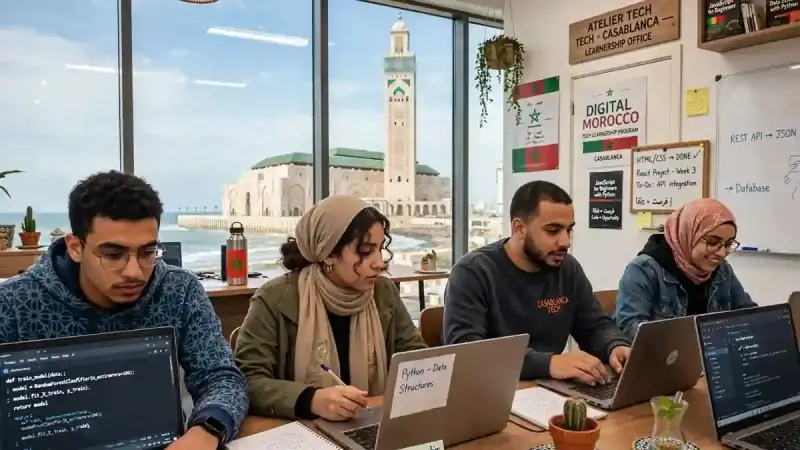 Digital Morocco Tech Learnership 2026 - MAD 6,000 Stipend