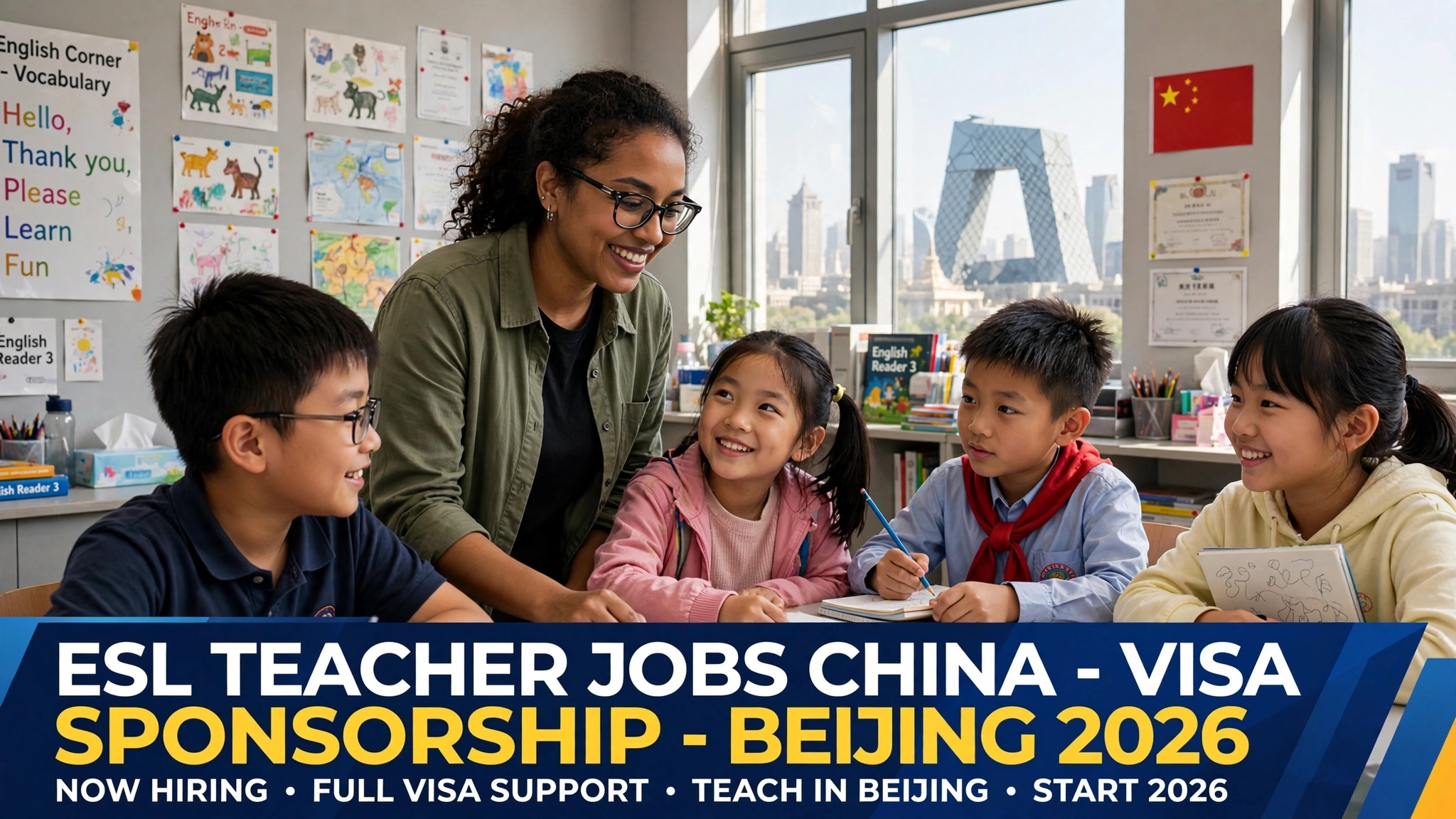 ESL Teacher Jobs China Visa Sponsorship Beijing 2026