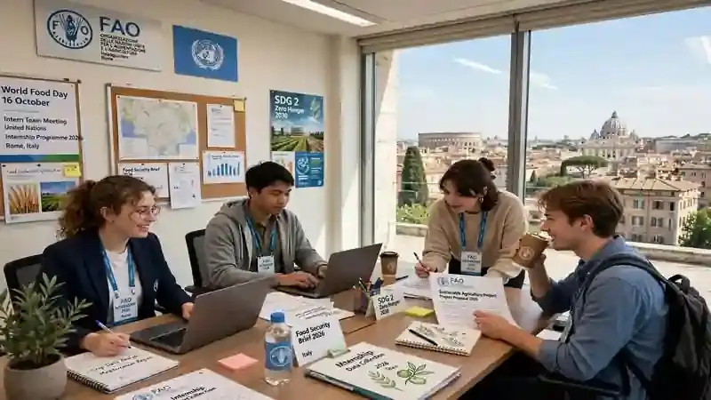 FAO Paid Internship Programme Italy Rome HQ - $700 Stipend