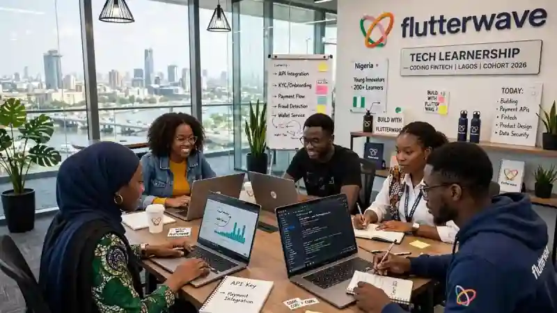 Flutterwave Fintech Learnership 2026 - NGN 250,000 Stipend