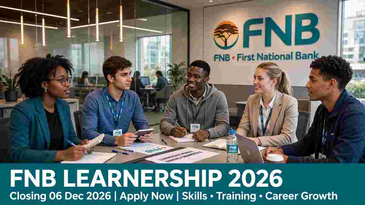 FNB Learnership 2026: Banking Programme - Closing Dec 6
