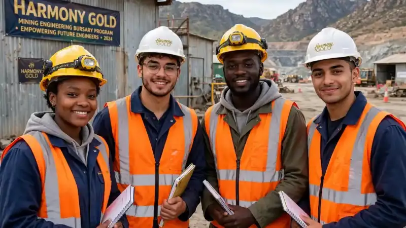 Harmony Gold Bursaries 2027 South Africa - Closing 9 October