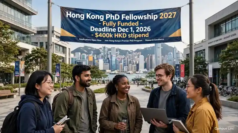 Hong Kong PhD Fellowship Scheme 2027 Fully Funded HKPFS