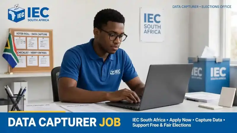 IEC Special Vote Data Capturer Jobs 2026: R380/Day - Apply