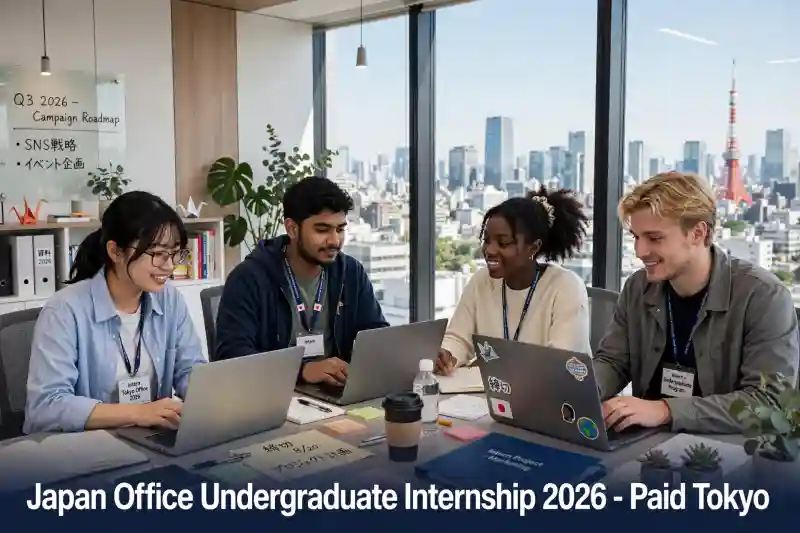Japan Office Undergraduate Internship 2026 - Paid Tokyo Guid