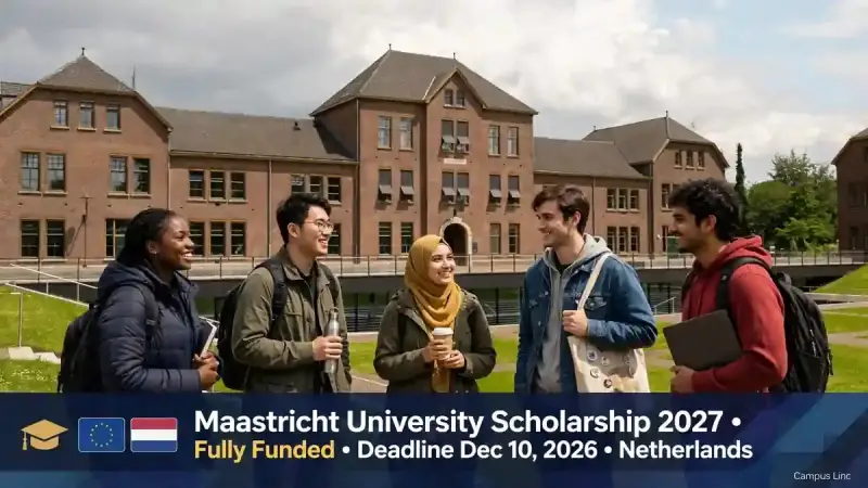 Maastricht University Scholarship Netherlands Fully Funded