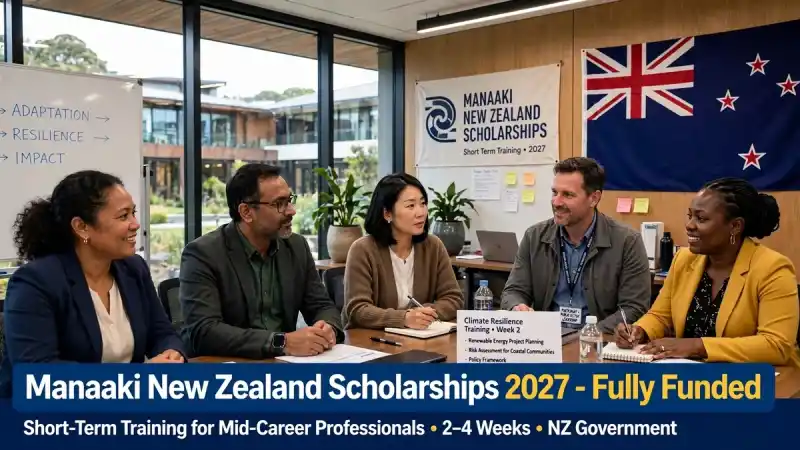 Manaaki New Zealand Training Scholarships 2027 Fully Funded