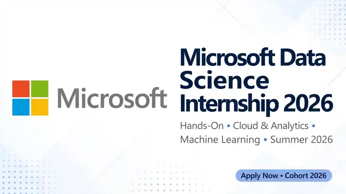 New Microsoft - Data Science Internship 2026 in USA