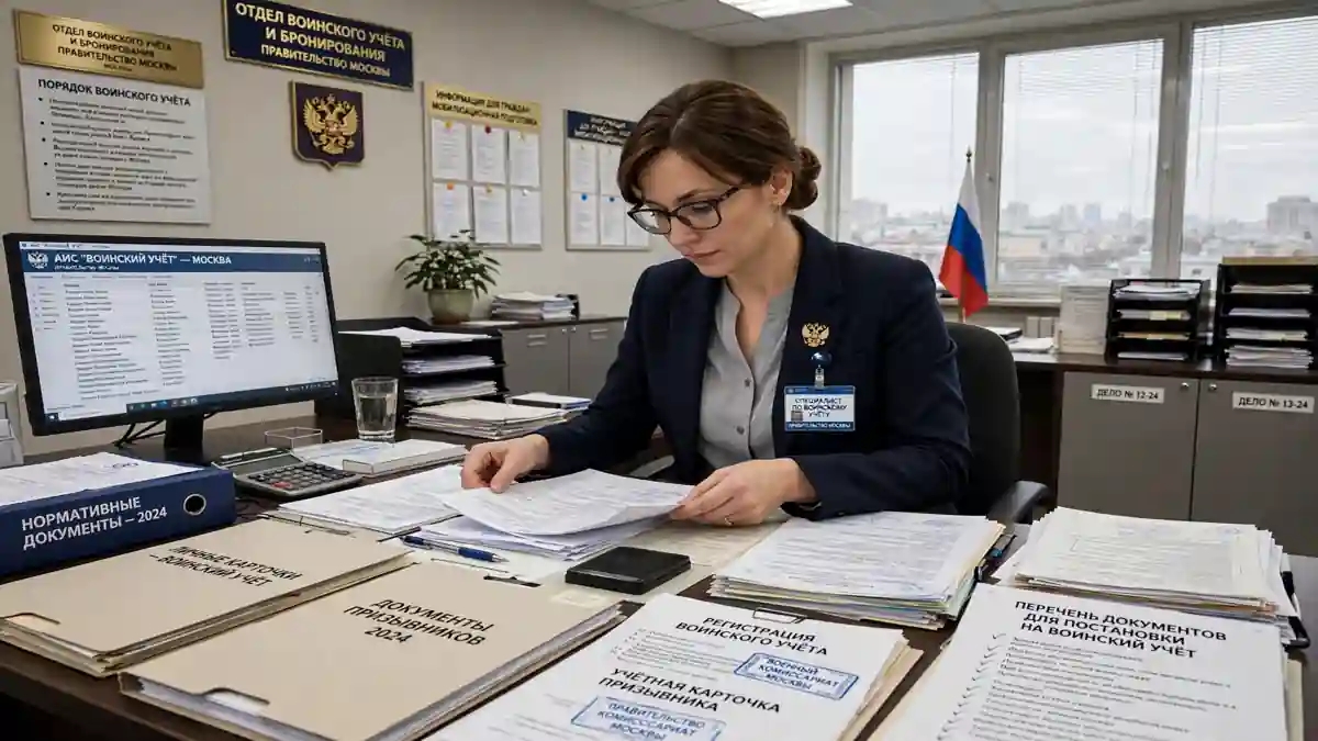 Military Registration Specialist Job Moscow - 90K RUB Pay