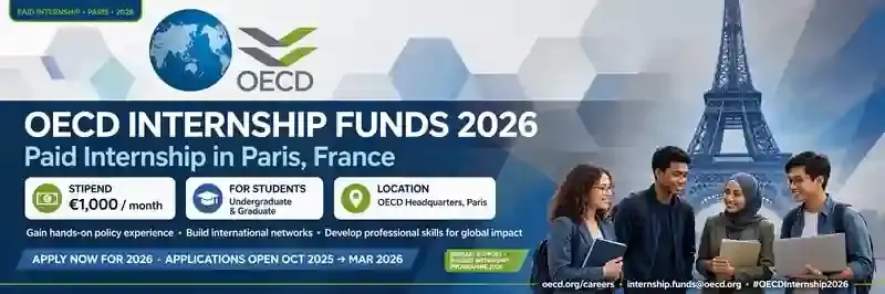 OECD Internship France 2026 - Paid Internship in Paris Guide