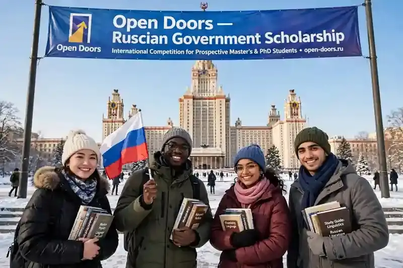 Open Doors Russian Government Scholarship 2026 - Free Study