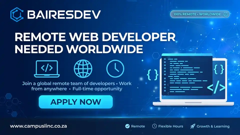 Remote Web Developer Needed Worldwide - BairesDev Apply Now