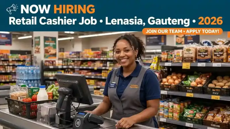 Retail Cashier Jobs Lenasia Gauteng 2026 – Shoprite and etc