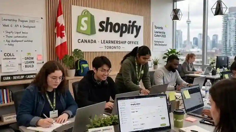 Shopify Canada E-Commerce Learnership  - CAD 2,500 Stipend