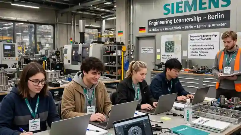 Siemens Germany Engineering Learnership 2026 -€2,200 Stipend