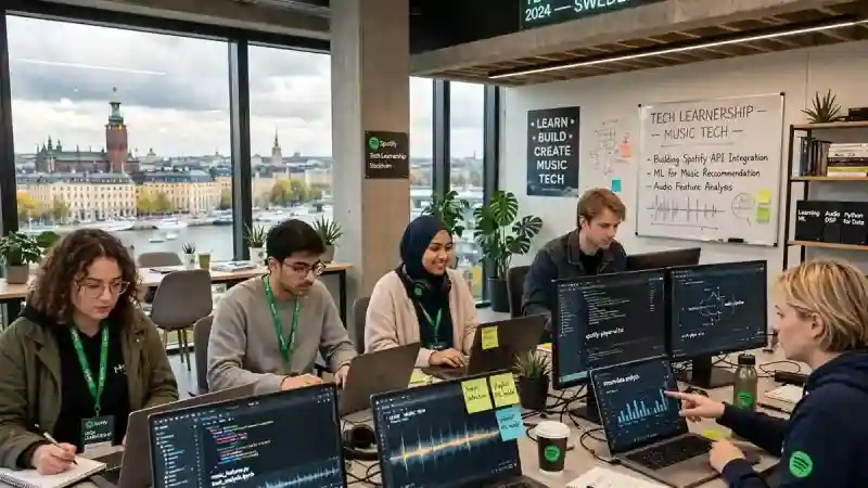 Spotify Sweden Music Tech Learnership 2026 - SEK 28,000 Stipend