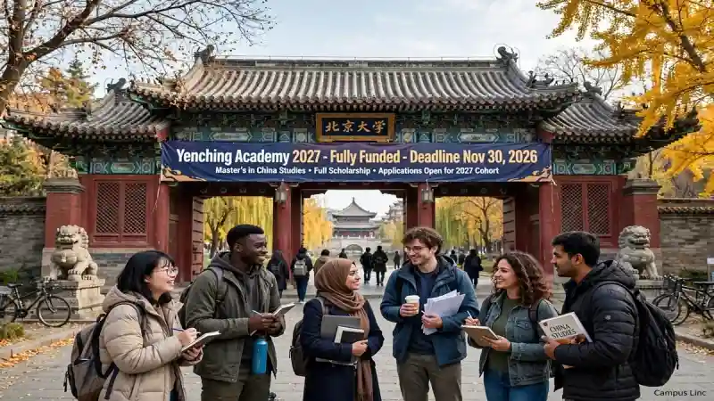 Yenching Academy Peking University Scholarship 2027 China